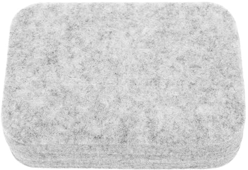 minkissy Almohadilla de Fieltrado Aguja de Bricolaje de Lana Natural, Estera de Fieltro Grueso Artesanal 11.8x8.5x2.5 Cm para Manualidades y Costura