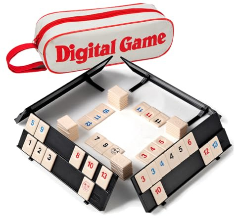 Sigdio Spiele Original Rummy Cup Mini Rummy Spielset Reisespiel Brettspiele