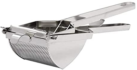 Vogue Heavy Duty Potato Ricer, Stainless Steel, Can Be Used with Raw or Cooked Potatoes or Other Vegetables, Removable Sieve for Easy Cleaning, J487