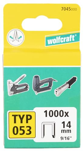 Wolfcraft 1000 Klammern D-Spitze Typ 53 14 mm 7045000