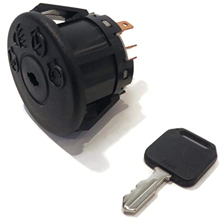 Ignition Starter Switch & Key fits John Deere LA165 LA175 S240 X110 X120 X125