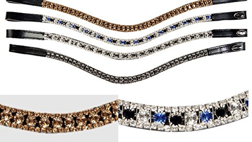 HKM Kate Stirnband Schwarz/Gold One Size