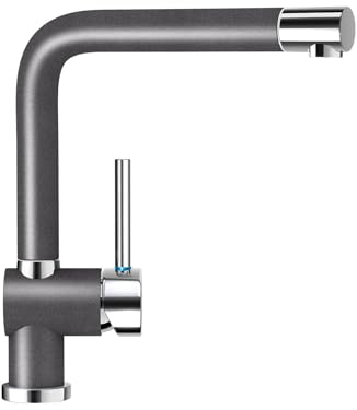 SCHOCK Küchenarmatur PIEGA Stone – Hochdruck Armatur CRISTADUR mit Festauslauf und Standard Norm-Anschlüssen