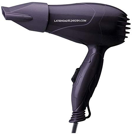 Suinga SECADOR DE PELO de viaje de 850 W, 2 velocidades y 2 niveles de temperatura. Incluye boquilla concentradora