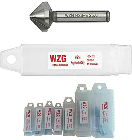 HSS E Co5% Kegelsenker Senker 90°Grad Cobald Entgrater WZG 6,3 bis 31,0mm !! bitte in der Auswahlliste die größe auswählen (8,3mm 1 Stück)