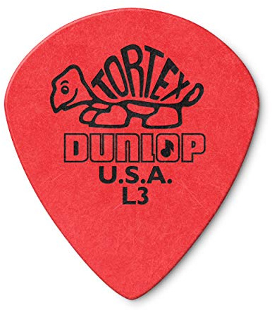 JIM DUNLOP Plektrum Tortex Jazz L3, 12 Stück