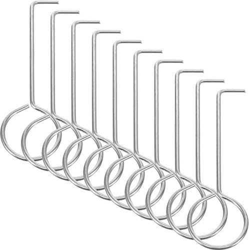 GANAZONO Shower Drain Lifting Hook 10pcs Stainless Steel Shower Drain Hooks Plug Sink Strainer Lifting Hook Floor Drain Grate Removal Tool for Home Kitchen Bathroom