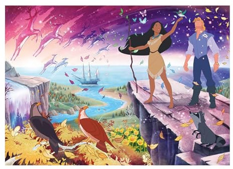 Ravensburger Puzzle Disney Pocahontas - 1000 Teile Puzzle für Erwachsene | 1000 Teile, Disney Puzzle, Erwachsenenpuzzle, Geschenk für Frauen und Männer