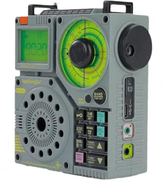 DollaTek FM AM VHF SW AIR Receiver with Bluetooth Portable Radio Rechargeable Support App Intelligent Remote Control Shortwave Radio