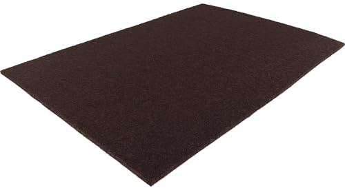 WAGNER Filz Platte - 210 x 297 x 3 mm, selbstklebend, braun, für Filzgleiter, Schutzpads oder zum Basteln - 15175400