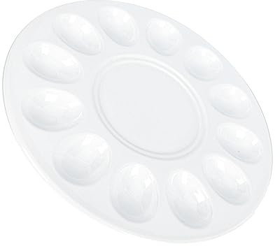Uonlytech Portauova Decorativo Vassoio Per Design Per Conservazione Deviled e Frittata