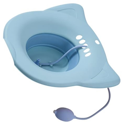 Healvian Bidet Lavabo Pieghevole Risciacquo, Bacino Di Pulizia Per Wc Standard, Ausilio Per Anziani e Donne in Gravidanza, Supporto Per Igiene Personale Quotidiana