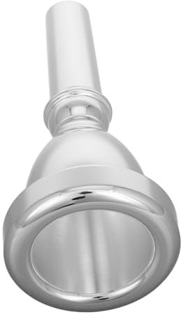 COOPHYA Basstuba Mundstück, Kornett Mundstück, Altposaune, Posaunen, Versilbertes Posaunenmundstück, Tuba Instrument, Posaunenersatz, Blasinstrumente, Zubehör, Althorn