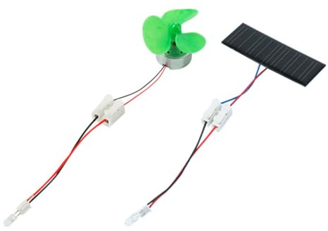 WHAMVOX Kit Scientifique Éolienne DIY avec Générateur Solaire Modèle Éducatif pour École Apprentissage Pratique des Expériences Électriques et Invention Éolienne pour Garçon Fille