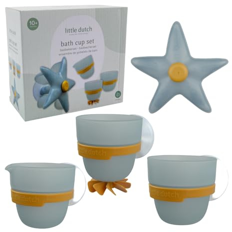 Little Dutch Badebecher für die Wand Badespielzeug - blau