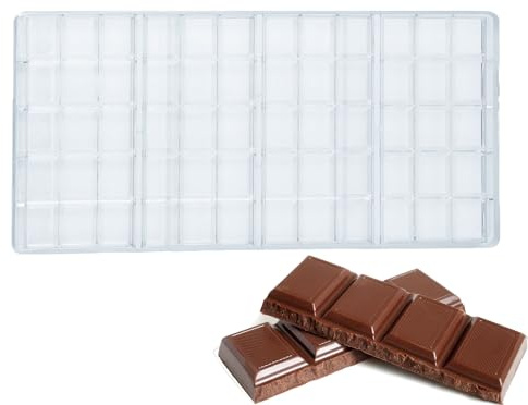 Stampi per cioccolatini, stampo trasparente da forno, riutilizzabili, per cioccolatini fatti in casa, dessert, ripieni di bar, feste, snack, caramelle