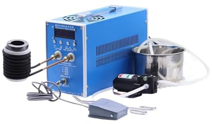 Macchina For Il Riscaldamento A Induzione Del Forno Di A Ad Alta Frequenza Da 2-6KW For Riscaldatore A For Fusione Oro Argento Forte Aumento Della Temperatura(2KW)