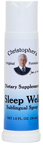 Christopher's Original Formulas Sleep Well Spray, Herbal Sleep Aid for Adults, Spray with Essential Oils for Sleep and Relaxation, Valerian Root for Sleep, Chamomile Flowers Passion Flower Extract