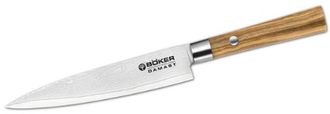 Böker couteau damas olive, Couteau universel