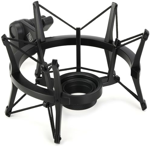 Neumann EA 4 BK Shockmount für TLM 102 und TLM107 BK - Mikrofon-Ständer - Schwarz - Metall - Modern