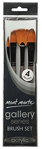 MONT MARTE Galerie-Serie Pinsel-Set, Standard