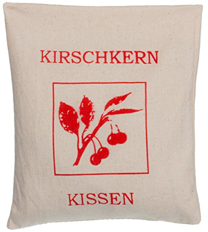 Brandsseller Cojín de semillas de cereales – Cojín de calor – Cojín de bienestar y bienestar – Variante: Cojín de huesos de cereza 19 x 21 cm 320 g
