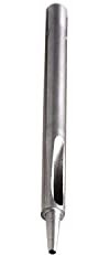 WedDecor Plateado Hueco Agujero Perforadora Resistente Metal Macizo para Peletería, Vinilo Junta Fibra, Manualidades, Plástico, Papel - Plateado, 1.5MM