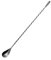 Cucchiaio da cocktail in acciaio inox lungo cocktail shaker cucchiaio barware mescolando cucchiaio contorto bar cucchiaio-40CM nero