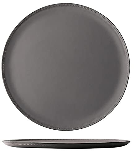 Leder Tablett, Valet Tray,Taschenleerer Leder,Men Women Jewelry Key Tray,PU Leather Tray,Mehrfarbiger Taschenleerer ​in Nappa Leder für Ihr Haus,Ordentlich Tablett ( Color : Gray , Size : Style 1 )
