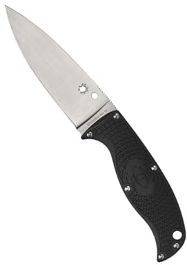 Spyderco Knives Enuff 2 Fixed Blade FB31PBK2 Black FRN and VG-10 Stainless Knife