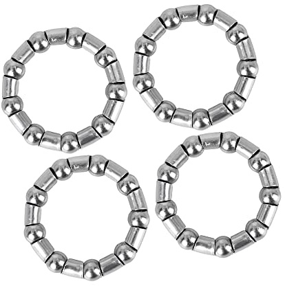 A ABSOPRO Bike Bicycle Crank Bearings Wheel 44mm Bearing Retainer Set of 4 | Crank bearings, wheel bearing retainer, for Bicycle Item Replacement