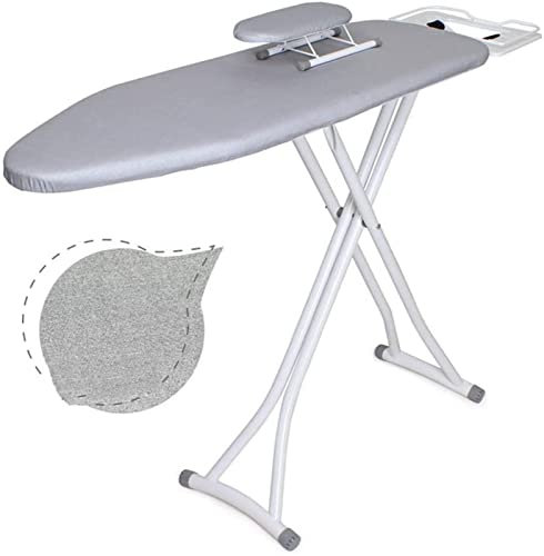 Herramienta de Limpieza Patrón Impreso Tabla de Planchar, Rejilla de Planchar Ajustable de Metal Estante de Almacenamiento de Apartamento pequeño Habitaciones Mesa de Planchar Tamaño: 1323378-90CM