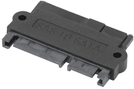 Topiky Adaptateur de Disque Dur SATA, Adaptateur Câble SAS vers SATA Carte Mère de Disque Dur 15PIN Convertisseur d'alimentation SF-092 (Noir)