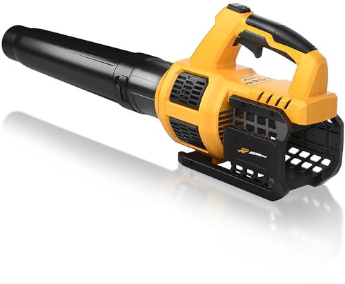 HEINPRO Soplador de hojas inalámbrico compatible con Dewalt 20V Max Battery 400CFM soplador de hojas eléctrico, sin cable, velocidad variable, modo turbo, sopladores de hojas alimentado por batería