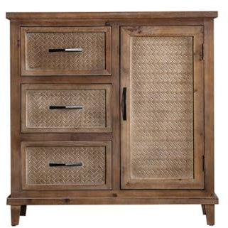 MPOPO Entryway Cabinet Solid Wood Home Country Distressed Living Room Storage Locker Industrial Style Bed And Breakfast Entrance Cabinet Retro Kitchen Storage Cabinet