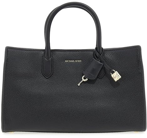 Michael Kors 30F4GETS2L-001 MD EW SATCHEL Donna BLACK Taglia TU