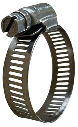 Fascette Collari Stringitubo W4 Acciaio Inox 304, 20 Pezzi (170X016) | Modello SIM, Made in Italy, Con Vite, Per Tubi Vari Dimensioni