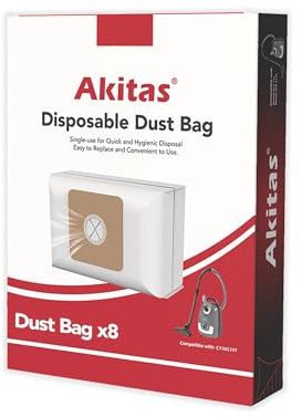 Akitas Disposable Bag for C11 Bagged Vacuum Cleaner 8X Pack