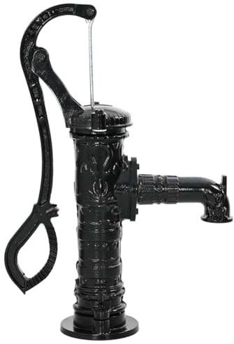 Generico Pompa d'Acqua Manuale da Giardino in Ghisa-43867