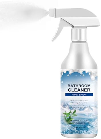 Schiuma Detergente per Bagno | Pulizia Fughe Piastrelle | Pulitore Multiuso per Doccia - per Vetri, Pavimenti, Vasche, Piastrelle, Stucco, WC, Lavandini, Specchi, Rubinetti e Doccia