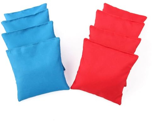 Cornhole Bean Bag, 8 rote und 4 blaue Cornhole-Taschen, Cornhole gefüllter Cornhole-Beutel für Outdoor-Training