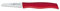 ZWILLING Twin Grip Gemüsemesser, Klingenlänge 7 cm, Kunststoffgriff, Rot