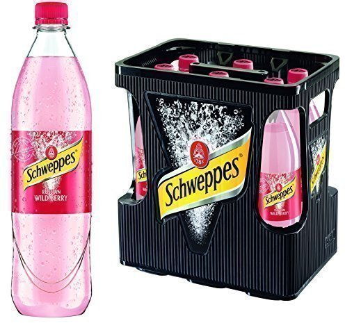 Schweppes Russian Wild Berry 6er 1Liter PET (6 x 1l Flasche) inc. 0.90€ MEHRWEG Pfand