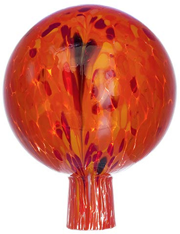 MAROLIN Rosenkula för trädgård/trädgårdsboll (15 cm diameter | röd)