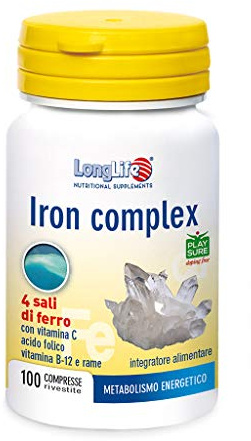 PROMO 2 CONFEZIONI LONGLIFE IRON COMPLEX 100+100 COMPRESSE