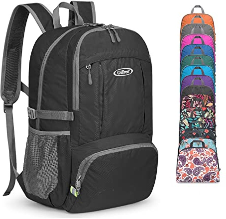 G4Free 40L Lightweight Packable Hiking Backpack, Waterproof Travel Daypack