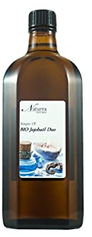 Naturra Bio Jojobaöl kaltgepresst unraffiniert DUO 250ml mit Bio-Avocadoöl kaltgepresste unraffinierte Naturkosmetik