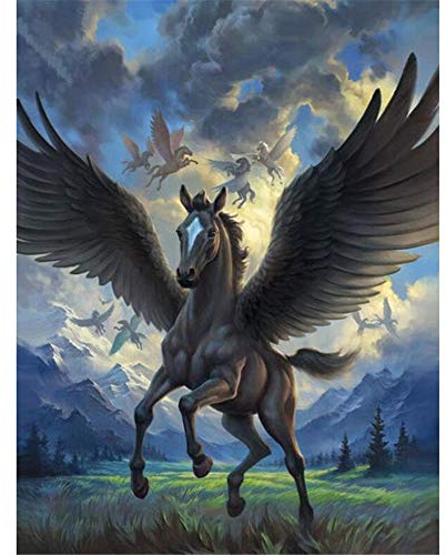 Yingxin34 Jigsaw Puzzle 2000 Teile, Eine Herde von Pferden 2000 Stück Puzzles für Erwachsene Kinder Freunde, Intellektuelles Psychedelisches Kartenspiel-39.17x27.75 Zoll (99.5 x 70.5cm)
