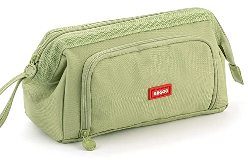 EASTHILL Federmäppchen mit grossem Pencil case Tragbare Stifttasche Tragbare kosmetisches Office High School Organizer College Studentin Mädchen Jugendliche Mädchen-Grün