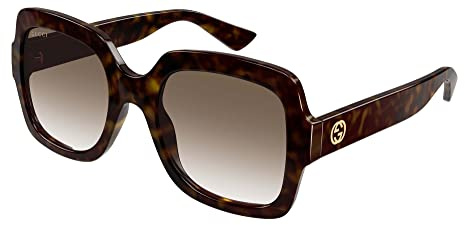 GUCCI Womens GG1337S Sunglasses, Havana-Havana-Brown, 54